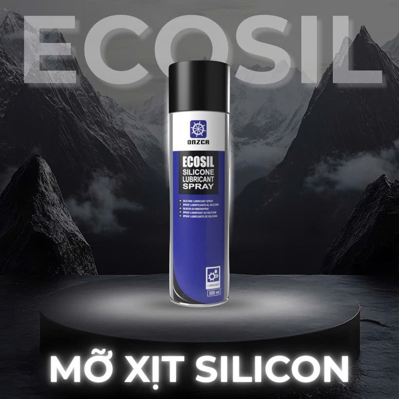 Chai Xịt Silicone Làm Mềm Ron , Bảo Dưỡng Cao Su Onzca Ecosil Silicone Spray 500ml
