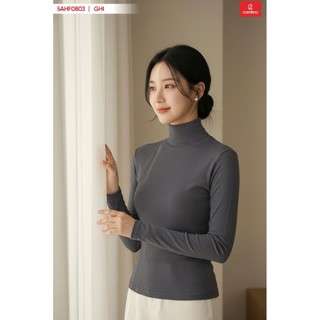 Sẵn 5NHF08 Áo Giữ Nhiệt Nữ 𝐂𝐀𝐑𝐃𝐈𝐍𝐀 Chất Liệu nỉ lót lông cừu Cao Cấp Co Dãn Thoải Mái 5AHF08