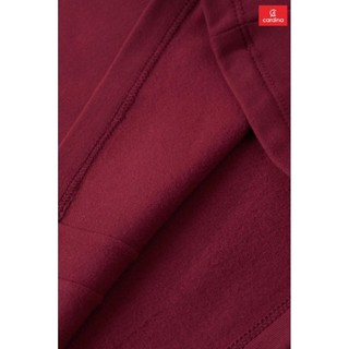 Sẵn 5AHF10 Áo giữ nhiệt nữ cao cổ lót lông cừu CARDINA chất liệu nỉ lót lông cừu dài tay cổ cao 5AHF10