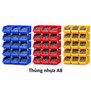 [Combo 20 cái] Khay nhựa A8 đựng linh kiện, kim khí Kích thước: 354 x 210 x 143 mm