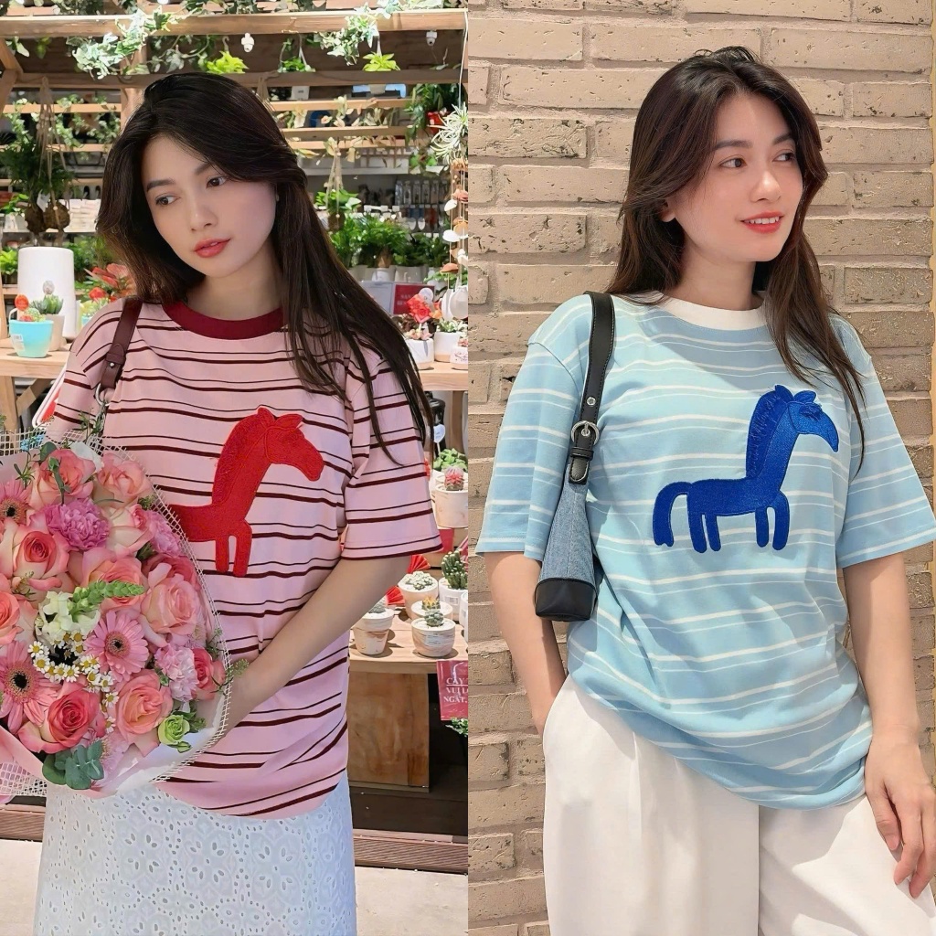 Áo Thun Mirage Ngựa Sọc Local Brand Chất 100% Cotton Mềm Mịn Thoáng Mát.