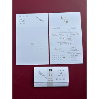 NN.56 Thiệp Cưới VINTAGE, Quý Khách Trao Đổi Trước Với Shop Để Duyệt Thiết Kế Trước Khi Đặt Hàng