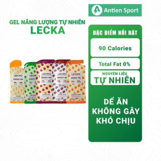 Thực Phẩm Bổ Sung Gel Năng Lượng LECKA - giúp cung cấp năng lượng nhanh cho vận động viên