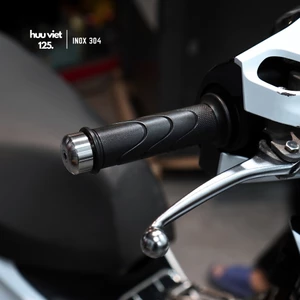 Gù tay lái Inox 304, mẫu HV001 gắn cho Honda Ab, Vario, Vision, Future, Wave,...