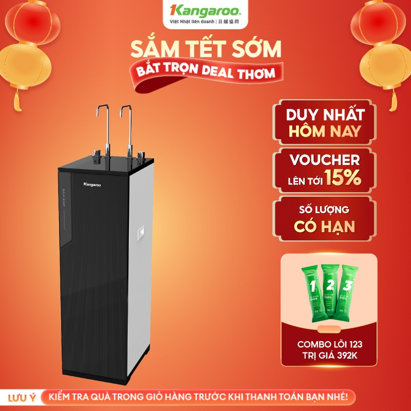 [MIỄN PHÍ LẮP ĐẶT] Máy lọc nước Kangaroo Hydrogen nóng lạnh 11 lõi KG10A88