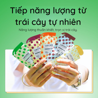 Thực Phẩm Bổ Sung Gel Năng Lượng LECKA - giúp cung cấp năng lượng nhanh cho vận động viên