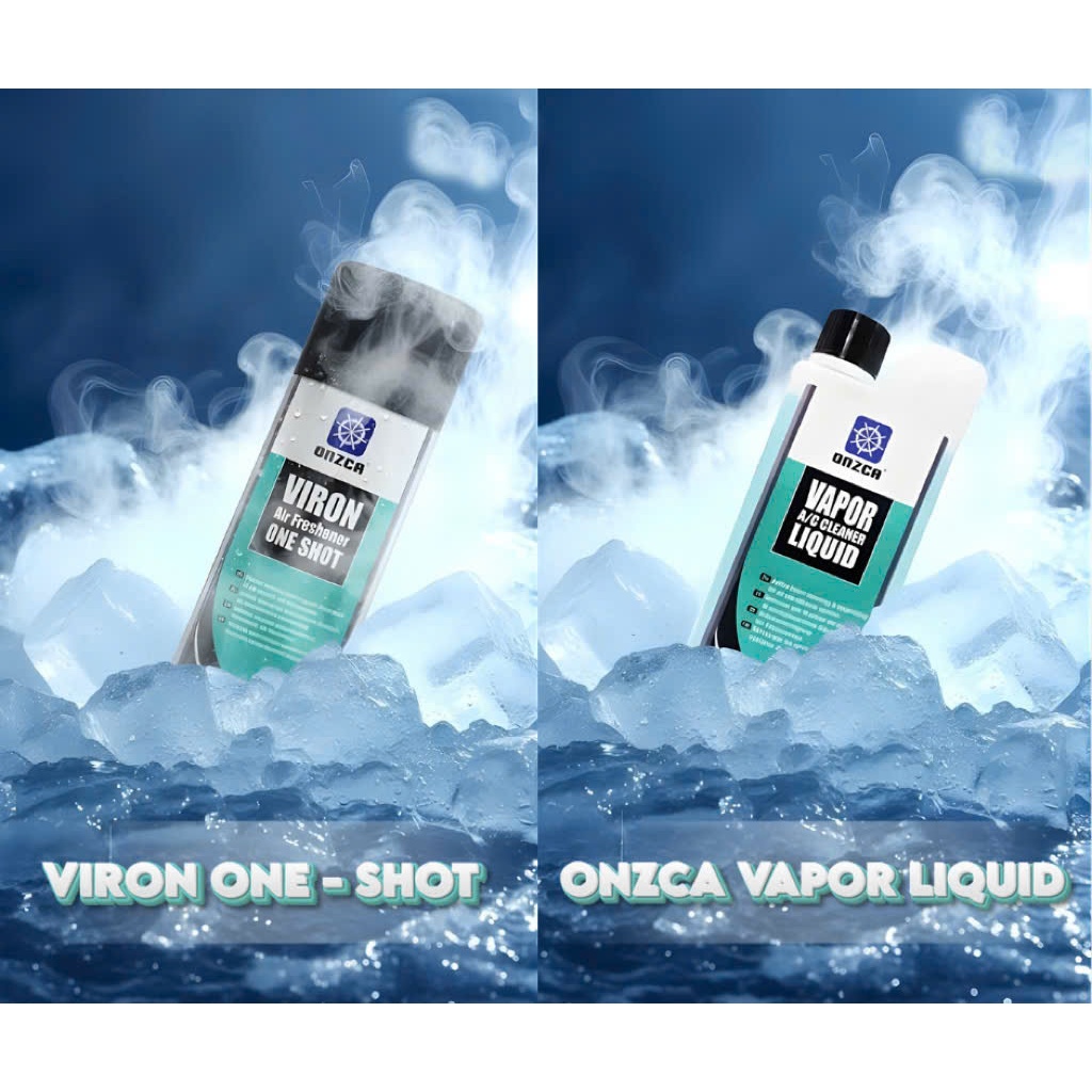 Combo Vệ Sinh Dàn Lạnh Onzca Vapor 500ML Và Khử Mùi Viron One Shot 200ML