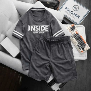 Bộ Hè Nam Cộc Tay In Chữ Size 45-75Kg Thấm Hút Mồ Hôi Tốt BHN44