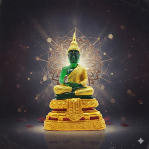 Tượng Phật Ngọc Thích Ca Mùa Thu Thái Lan