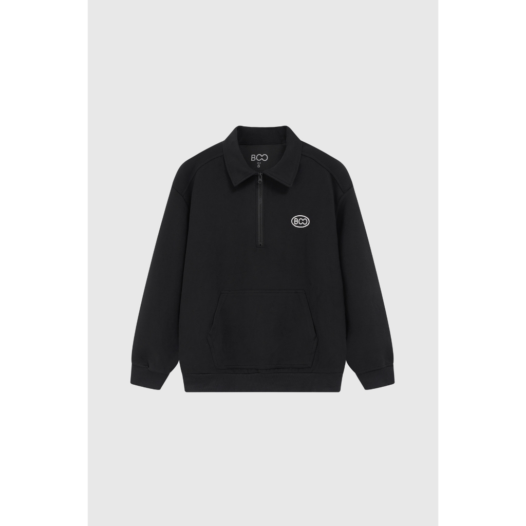 Bộ Quần Áo Nỉ Nam Nữ BOO Halfzip Chất Liệu Cao Cấp, Dày Dặn Ấm Áp Basic Dễ Phối Đồ