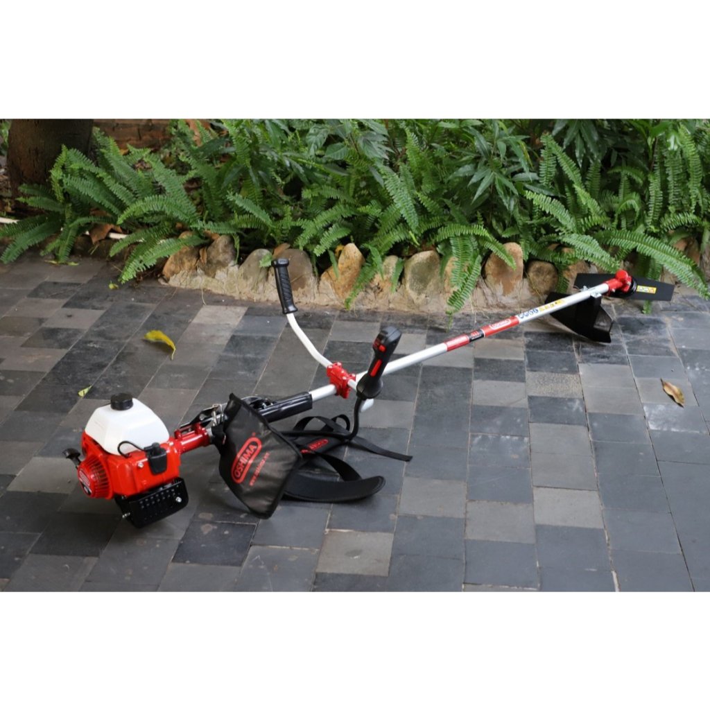 Máy cắt cỏ Oshima 411 Tiết Kiệm 15% Nhiên Liệu, Cần Xoay, 2 Thì, 1.45KW, 40.2cc, Bảo Hành 12 tháng