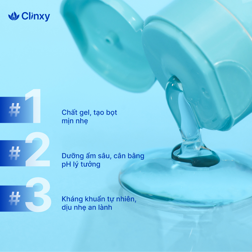 (Combo 2 Tuýp) Gel Tắm Và Vệ Sinh Nữ Clinxy Lady, Sữa Tắm Hỗ Trợ Kháng Khuẩn Và Dưỡng Ẩm Da (150ml)