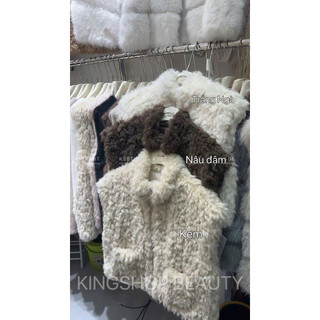 [Về Sẵn]•𝙆𝙞𝙣𝙜𝙨𝙝𝙤𝙥𝙗𝙚𝙖𝙪𝙩𝙮•Áo Lông Xù Tay Hến So Hot QC