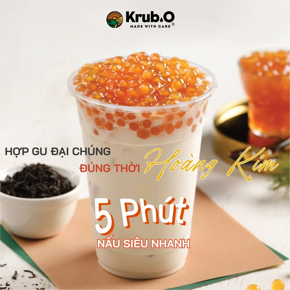 Trân Châu Hoàng Kim Baby Nấu 5 Phút Ủ 5 Phút Siêu Nhanh Siêu Tiết Kiệm