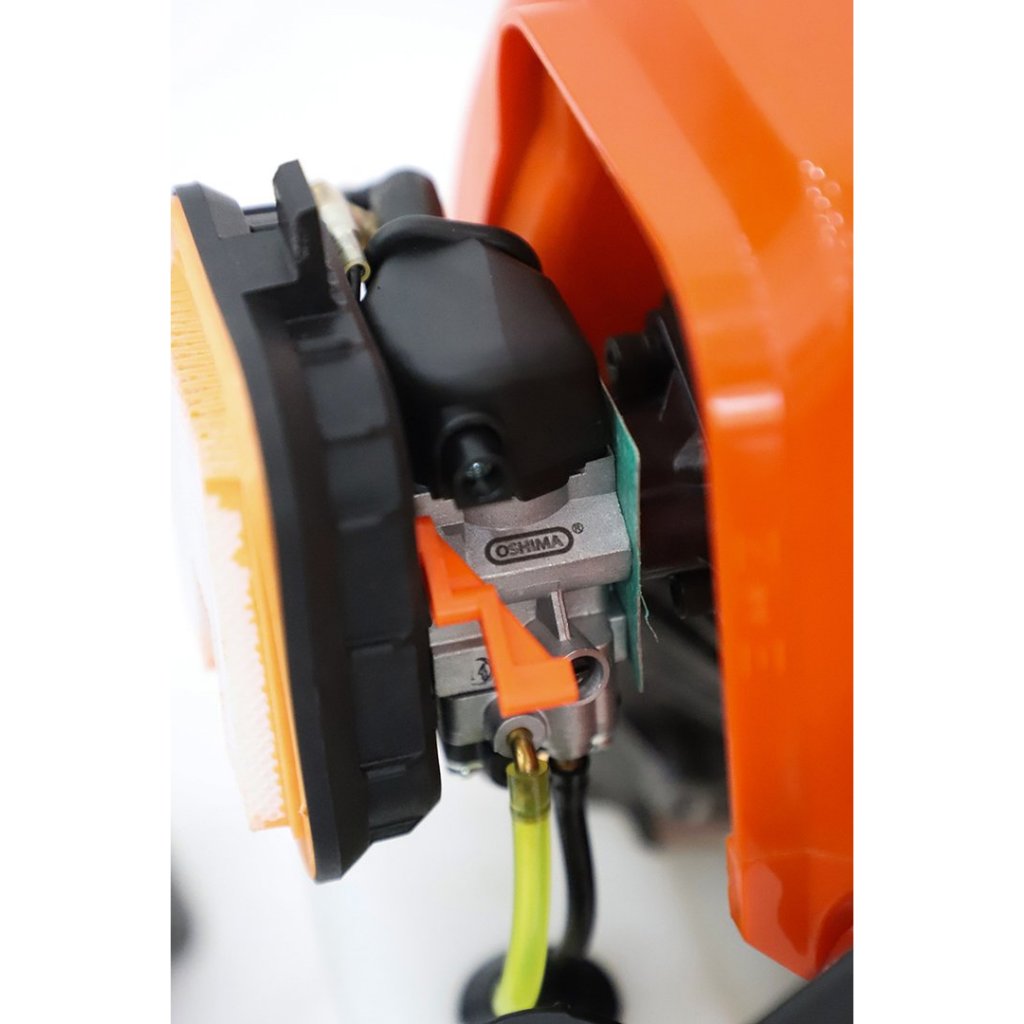 Máy cắt cỏ OSHIMA 543 Tiết Kiệm 15% Nhiên Liệu, Cần chết, Cam-xám, 2 Thì 45cc 1.65kW, BH 12 tháng