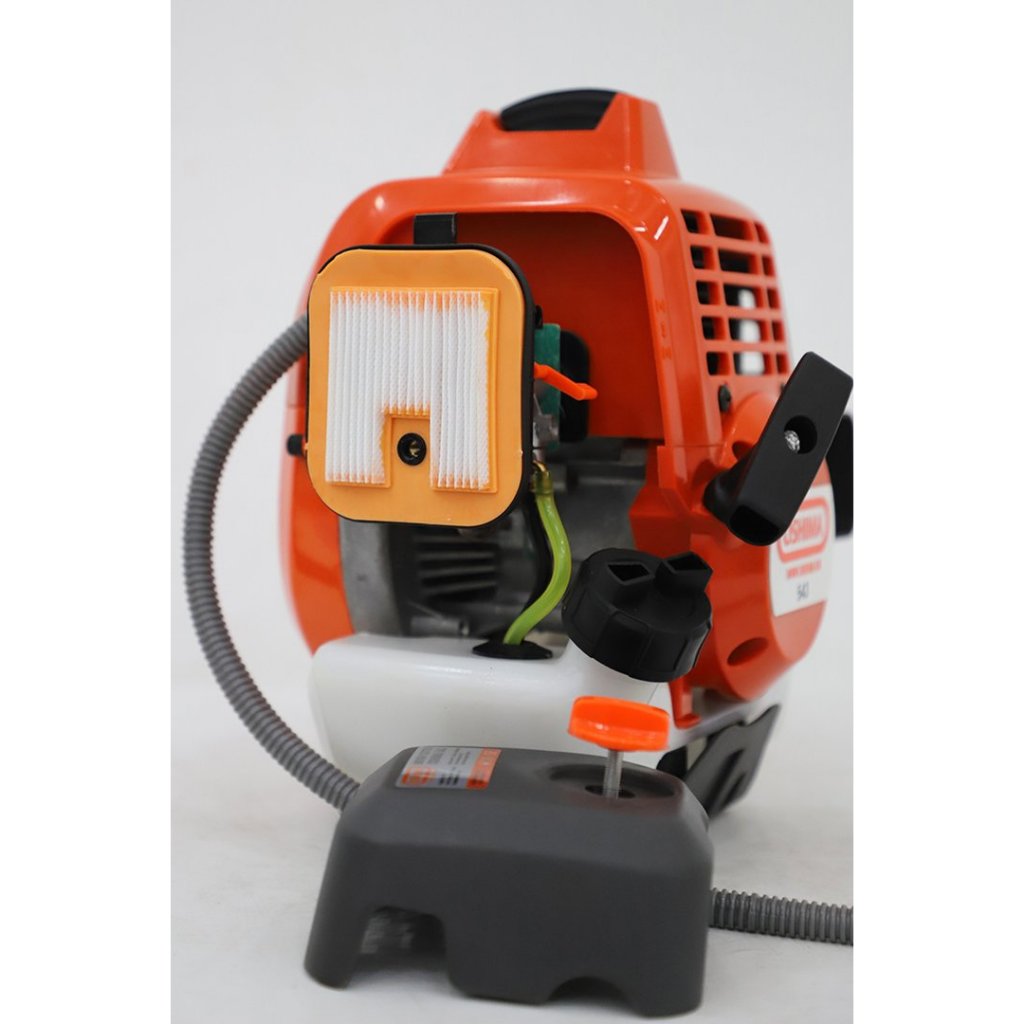 Máy cắt cỏ OSHIMA 543 Tiết Kiệm 15% Nhiên Liệu, Cần chết, Cam-xám, 2 Thì 45cc 1.65kW, BH 12 tháng