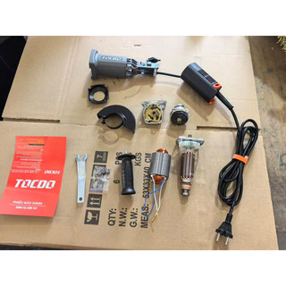 Máy mài điện tocdo model 100A-4 lõi đồng rotor stato ( 1 tấc - 10)
