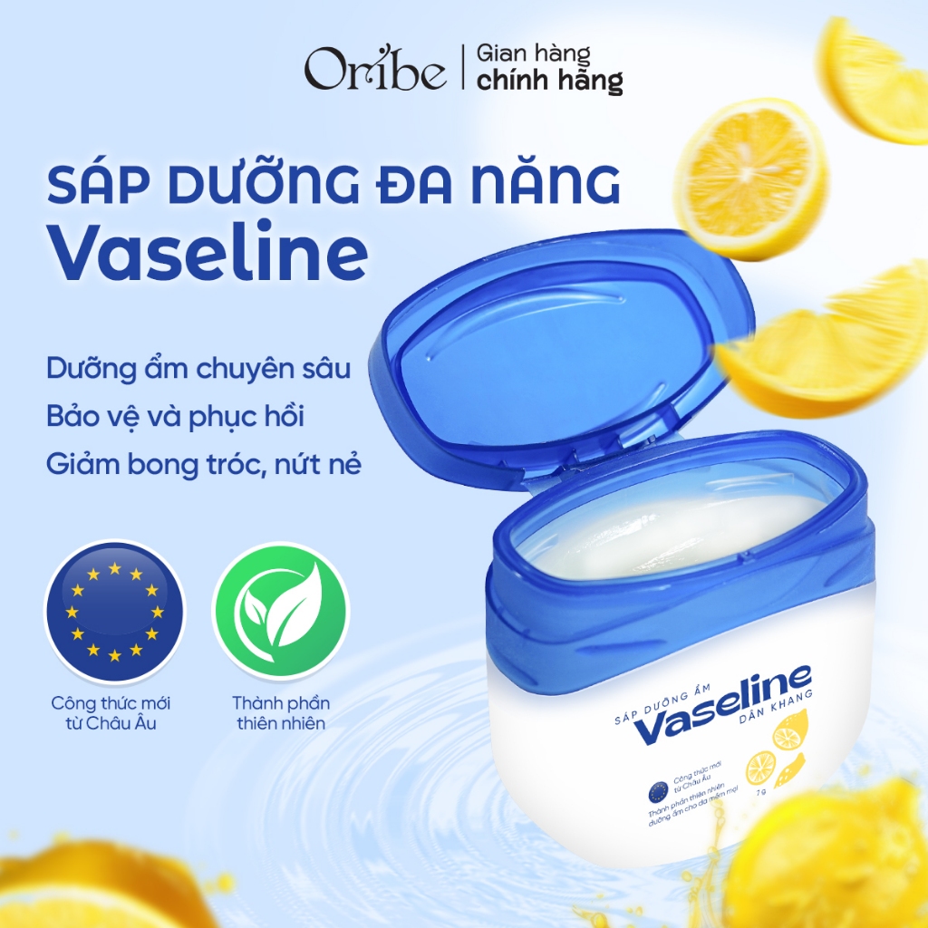 Sáp dưỡng đa năng Vaseline dưỡng ẩm giảm tình trạng da khô nứt nẻ