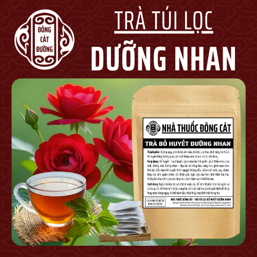 Trà bổ khí huyết - Dưỡng Khí Huyết – 10 Vị Bổ khí, sinh huyết, tăng tuần hoàn, giảm mệt mỏi, da hồng hào, tóc khỏe