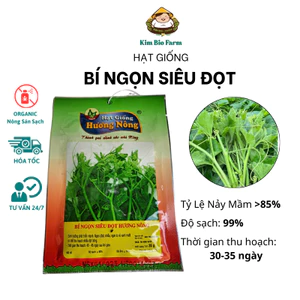 Hạt Giống Bí Ngọn Siêu Đọt Hương Nông - Tỉ Lệ Nảy Mầm Cao, Phát Triển Nhanh