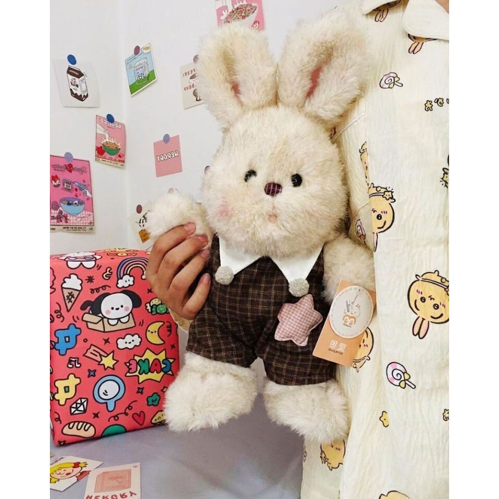 Gấu bông thỏ cao cấp dễ thương, Thú nhồi bông thỏ jellycat hàng cao cấp làm quà tặng sinh nhật cho bé