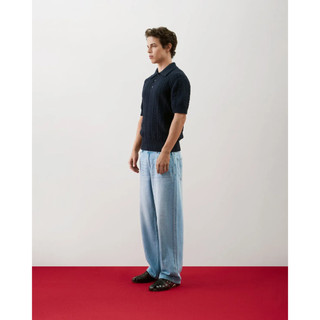 Quần jean Nam Xanh Nhạt Form Straight - ROUTINE 10F25DPA022