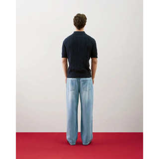 Quần jean Nam Xanh Nhạt Form Straight - ROUTINE 10F25DPA022