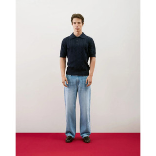Quần jean Nam Xanh Nhạt Form Straight - ROUTINE 10F25DPA022