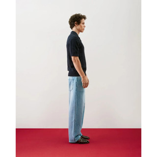 Quần jean Nam Xanh Nhạt Form Straight - ROUTINE 10F25DPA022
