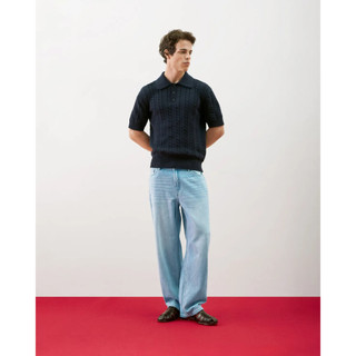 Quần jean Nam Xanh Nhạt Form Straight - ROUTINE 10F25DPA022
