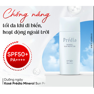 Kem chống nắng Kose Prédia Mineral Sun Protector SPF50+/PA++++ 70g chính hãng Nhật Bản