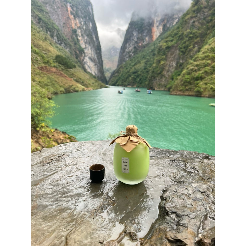 Bản Phùngg- Cốm Sữa Thủ Công Tây Bắc, Ngâm Từ Những Hạt Cốm Non Dẻo Của Vùng Núi Ngọt Nhẹ Dễ Uống