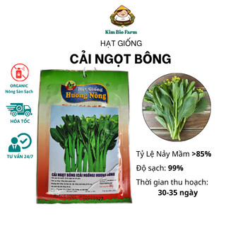 Hạt Giống Cải Ngọt Bông (Cải Ngồng) Hương Nông - Tỉ Lệ Nảy Mầm Cao, Phát Triển Nhanh