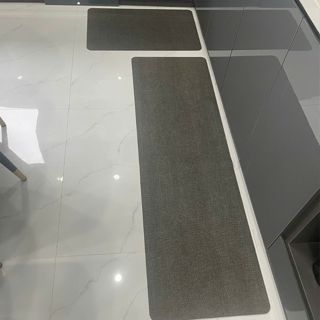 Thảm Lau Chân Nhà Bếp Nhà Tắm Silicon Cao Cấp Chống Trơn Trượt Siêu Thấm Nước kích thước lớn 2 tắm 45x70 và 45x150 D1986