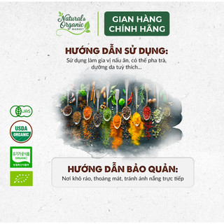 Bột Gia Vị Hữu Cơ Vinasamex (Bột nghệ/ Bột gừng/ Bột hồi/ Bột quế/ Bột ớt/ Bột tiêu)- Natural Market