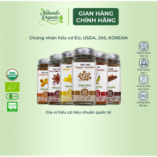 Bột Gia Vị Hữu Cơ Vinasamex (Bột nghệ/ Bột gừng/ Bột hồi/ Bột quế/ Bột ớt/ Bột tiêu)- Natural Market