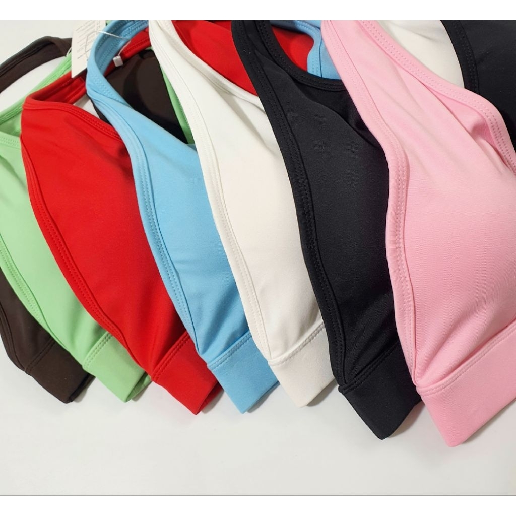 MIDORI SPORT - ÁO BRA CỔ YẾM CY8 - POLLY THUN LẠNH - KÈM MÚT RỜI  - THÍCH HỢP ĐI TẬP GYM , YOGA , AEROBIC