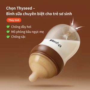 Bình sữa chống đầy hơi cho trẻ sơ sinh Thyseed chống sặc núm ti siêu mềm 160ml/240ml