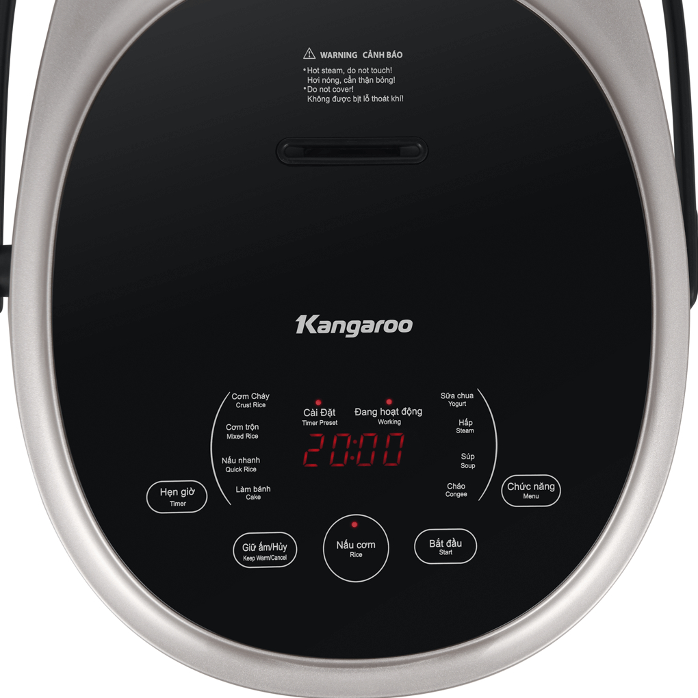 Nồi Cơm Điện Tử Kangaroo 1.5 Lít, Nâng Tầm Bữa Cơm Việt