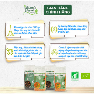 Đậu Lăng Xanh/ Đỏ Cam San Hữu Cơ Markal 500g Hỗ Trợ Tiêu Hóa, Tạo Cảm Giác No Lâu -  Natural Market