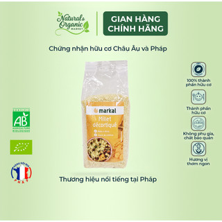 Hạt Kê Hữu Cơ Đã Bóc Vỏ Markal 500g Dễ Tiêu Hóa, Tốt Cho Tim Mạch - Natural Market