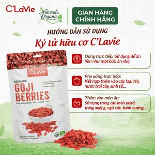 Kỷ Tử/ Hắc Kỷ Tử Hoang Dã C'LaVie Tăng Cường Hệ Miễn Dịch, Chống Oxy Hóa - Natural Market