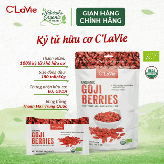 Kỷ Tử/ Hắc Kỷ Tử Hoang Dã C'LaVie Tăng Cường Hệ Miễn Dịch, Chống Oxy Hóa - Natural Market