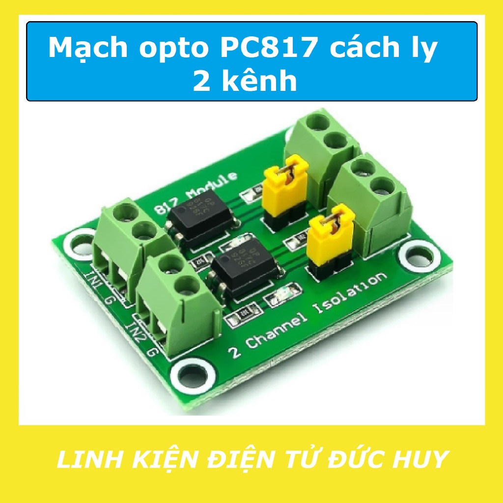 MẠCH OPTO PC817 CÁCH LY QUANG 2 KÊNH | Shopee Việt Nam
