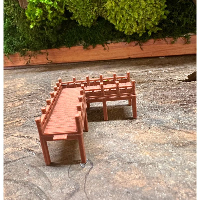 Mô hình bộ cầu thang chùa in 3D - trang trí tiểu cảnh, bán cạn, terrarium