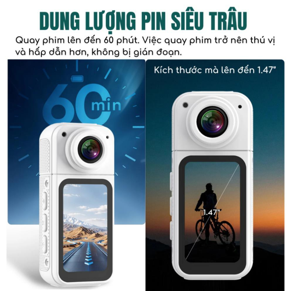 Camera Không Dây GoPro S70 – Máy Quay Cầm Tay Mini, Camera 2k, Ghi Hình Rõ Nét, Thiết Kế Nhỏ Gọn
