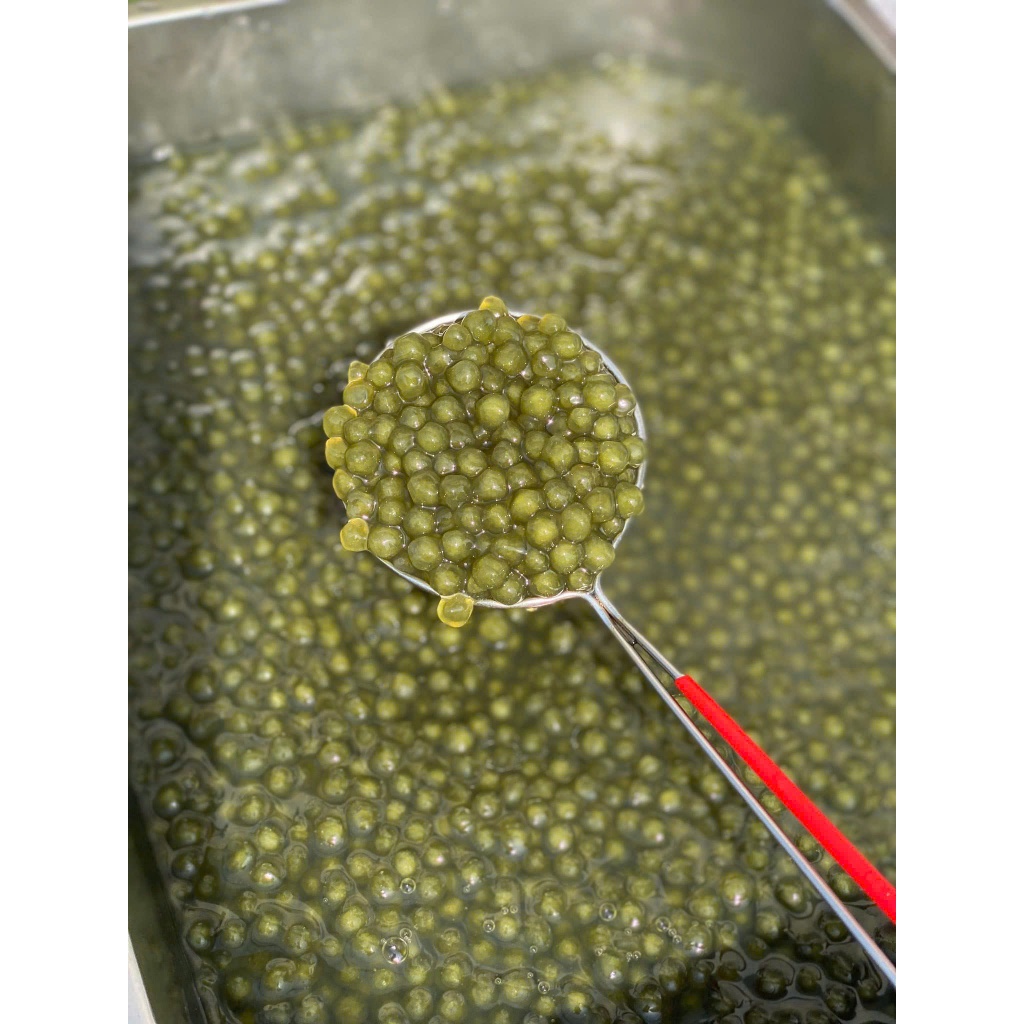 Trân Châu Olong Baby Krub.O 1kg - Thơm Đậm Vị Trà, Dẻo Mềm, Nấu siêu Nhanh, siêu tiết kiệm, Topping Cao Cấp Cho Quán