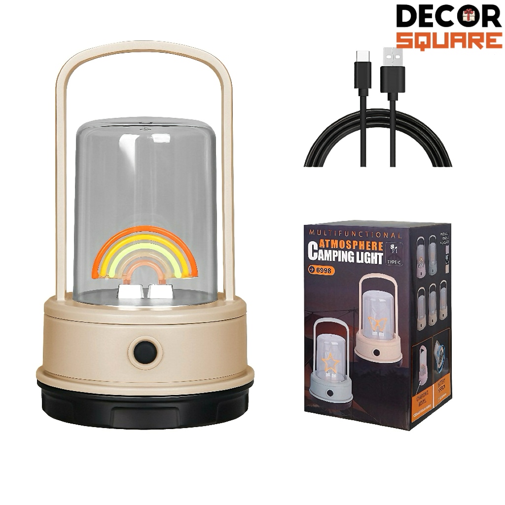 Đèn led cầu vòng đa chức năng – Đèn ngủ | Đèn cắm trại có Pin, Chống Nước, Dùng Khi Mất Điện - Decor | Quà Tặng