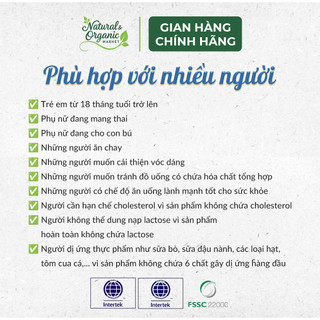 Thực Phẩm Bổ Sung Sữa Yến Mạch, Hạnh Nhân Balance 180ml/ 1L Bổ Sung Khoáng Chất - Natural Market