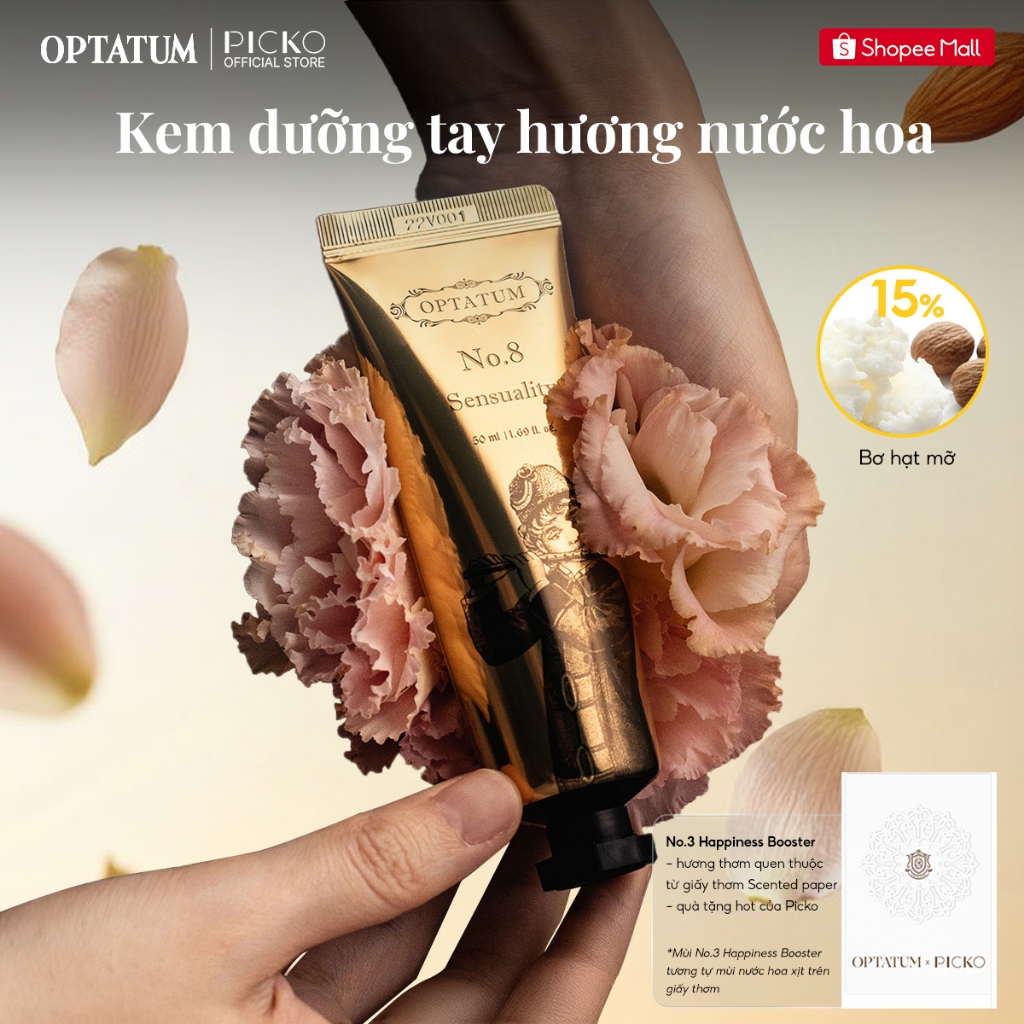 Set 3 Kem Dưỡng Da Tay Hương Nước Hoa Optatum Perfume Hand Cream Trio Set - 50ml * 3